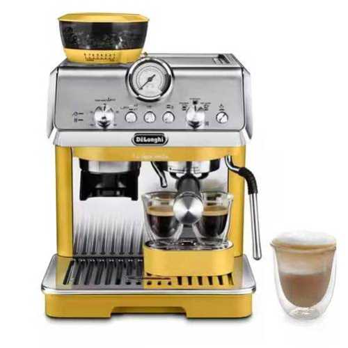 מכונת קפה Delonghi חצי אוטומטית דגם EC9155YE דלונגי צהוב