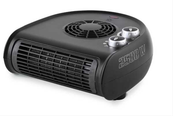 מפזר חום רצפתי שוכב שחור Electro Hanan דגם EL-38 אלקטרו חנן