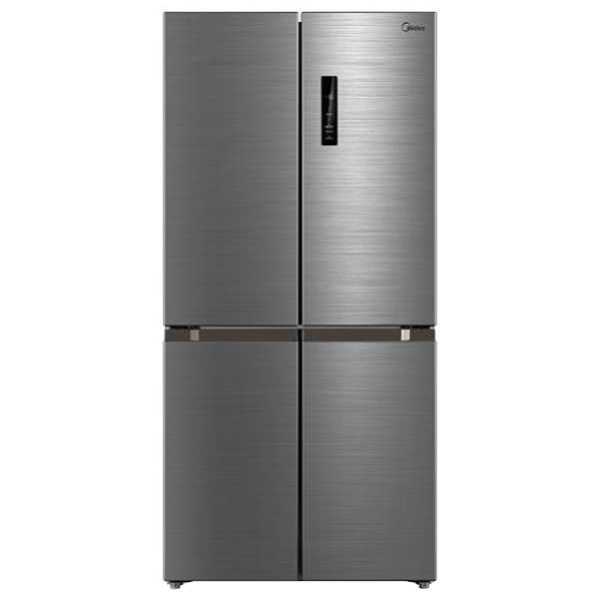 מקרר 4 דלתות MIDEA 6355 דגם HQ-611RWEN נירוסטה מידאה