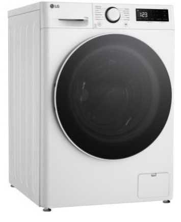 מכונת כביסה 11 ק"ג 1400 סל"ד דלת שחורה LG דגם WF11114WBW