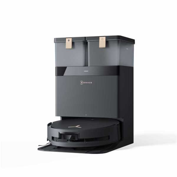 שואב רובוטי עם תחנת עגינה ECOVACS דגם DEEBOT X8 PRO OMNI שחור