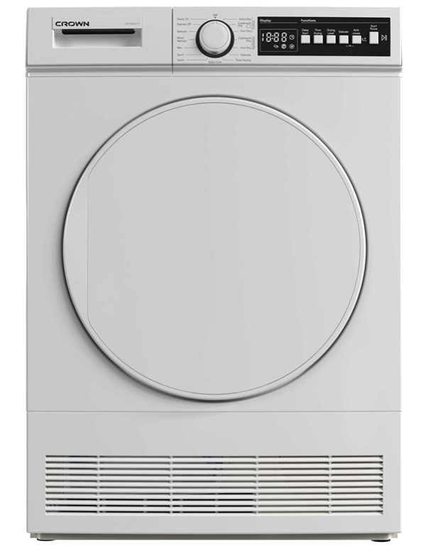 מייבש כביסה קונדנסור 7 ק"ג CROWN דגם CRT700DCT2
