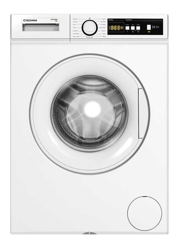 מכונת כביסה פתח קידמי 9 ק"ג CROWN דגם CRTW9KW