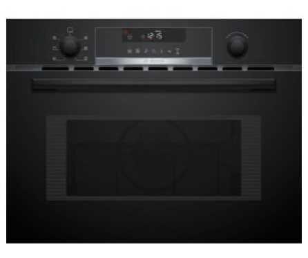 תנור משולב מיקרוגל BOSCH דגם CMA585GB1 שחור גובה 45 ס"מ בוש