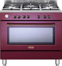 תנור משולב מפואר 90 ס"מ DELONGHI דגם NDS951 צבע אדום תנור משולב מפואר 90 ס"מ DELONGHI דגם NDS951 צבע אדום