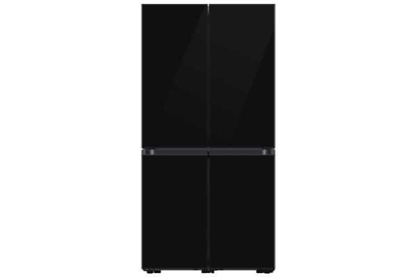 מקרר 4 דלתות SAMSUNG BESPOKE דגם RF70DB9125BK זכוכית שחורה סמסונג