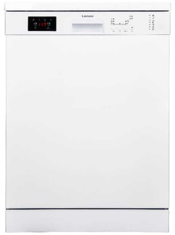 מדיח כלים רחב 14 מערכות כלים LENCO דגם LDW-V60146W לבן לנקו