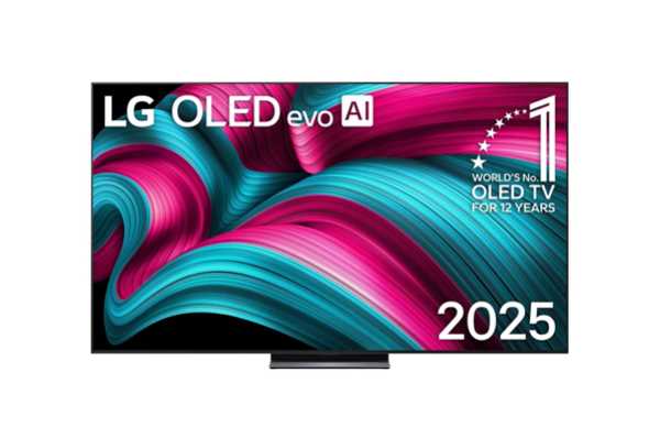 טלוויזיה חכמה 83 אינץ' LG OLED evo C5 4K עד 144 הרץ webOS25 דגם OLED83C56LA