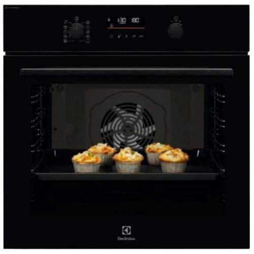 תנור בנוי פירוליטי Electrolux דגם EOP5322K אלקטרולוקס זכוכית שחורה