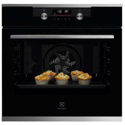 תנור בנוי פירוליטי Electrolux דגם EOP5322X אלקטרולוקס זכוכית שחורה 