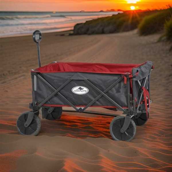 עגלת פיקניק וחוף גלגלים רחבים מהודרת Australia Camp דגם TR-21727