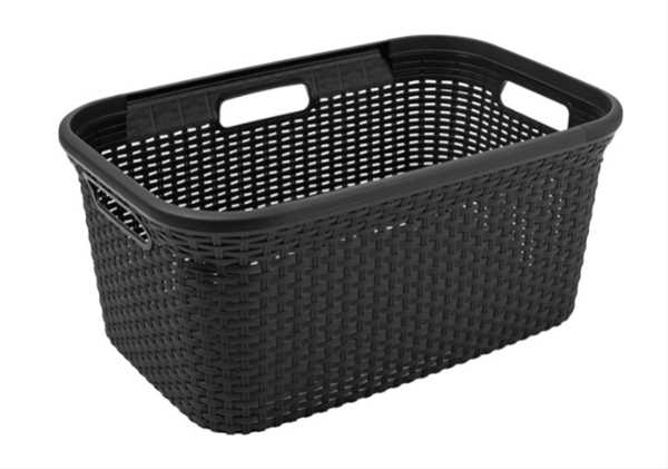 גיגית כביסה ראטן מלבני 45 ליטר KETER דגם 218646 - שחור כתר