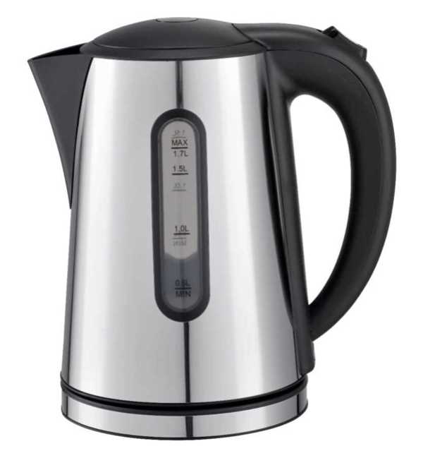 קומקום דגם 163 אלקטרו חנן נירוסטה שחור