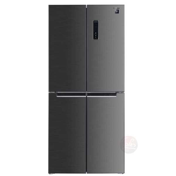מקרר 4 דלתות SHARP דגם SJ8430SLID שארפ נירוסטה מושחרת