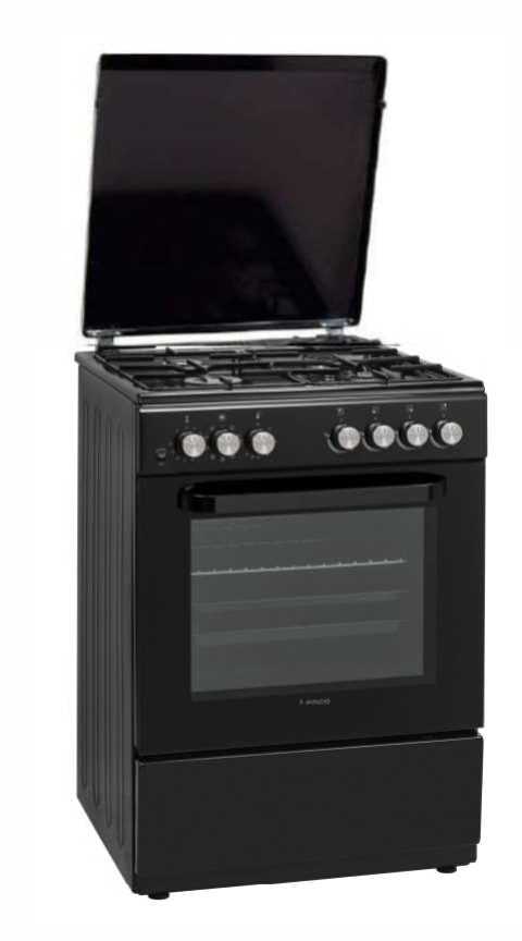 תנור משולב 60 ס"מ LENCO דגם LFS-6077BL לנקו שחור