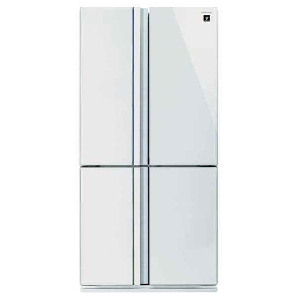 מקרר 4 דלתות זכוכית SHARP דגם SJ-8942WH שארפ לבן