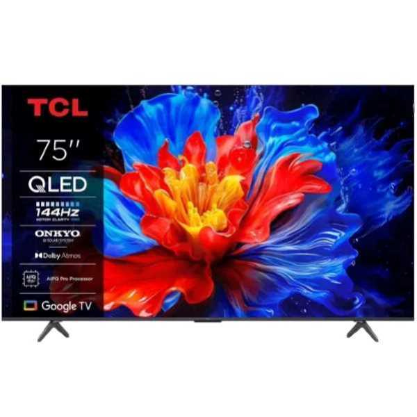 מסך "75 TCL SMART QLED 4K דגם 75P8K טי סי אל