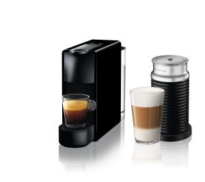 מכונת אספרסו Essenza Mini C30 כולל מקציף צבע שחור Nespresso נספרסו