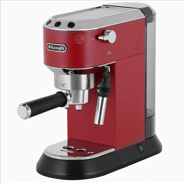 מכונת קפה דלונגי אספרסו ידנית Delonghi DEDICA EC 685 אדום