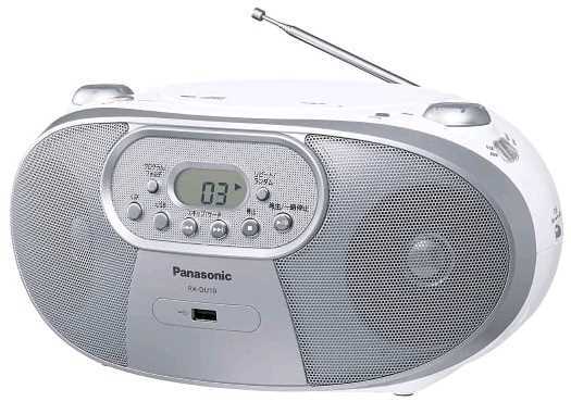 מערכת שמע ניידת Panasonic RX-DU10GA-W פנסוניק צבע לבן