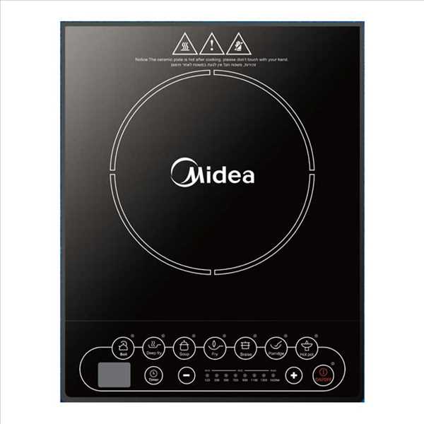 כירת אינדוקציה זכוכית יחיד על השיש Midea SKY1608 - 6556 מידאה